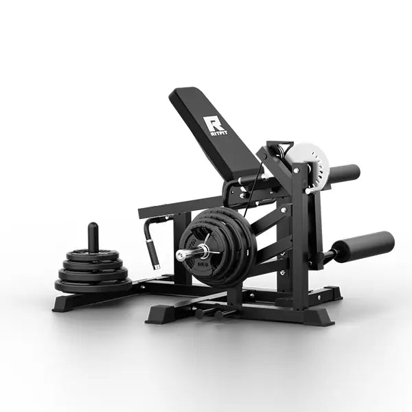Leg Extension Machine, Multifunctional 3-in-1 Adjustable Home Gym Equipment for Leg Curls & Glutes