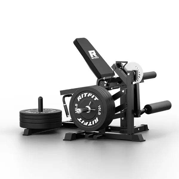 Leg Extension Machine, Multifunctional 3-in-1 Adjustable Home Gym Equipment for Leg Curls & Glutes