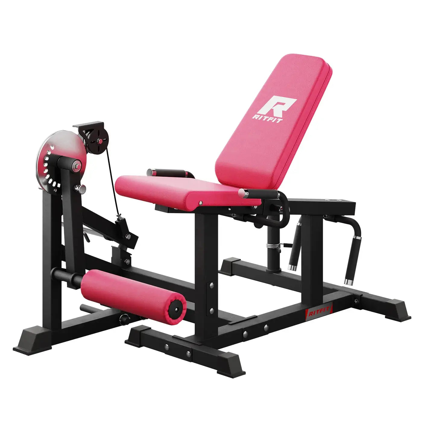 Leg Extension Machine, Multifunctional 3-in-1 Adjustable Home Gym Equipment for Leg Curls & Glutes