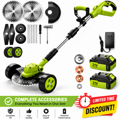 Cordless 3-in-1 Lawn Mower Tool,21V Cordless Lawn Mower Trimmer