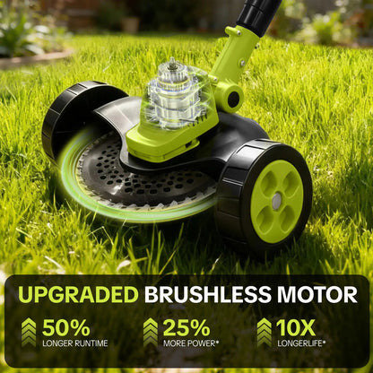 Cordless 3-in-1 Lawn Mower Tool,21V Cordless Lawn Mower Trimmer