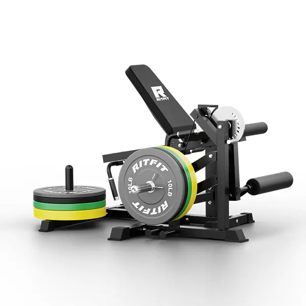 Leg Extension Machine, Multifunctional 3-in-1 Adjustable Home Gym Equipment for Leg Curls & Glutes
