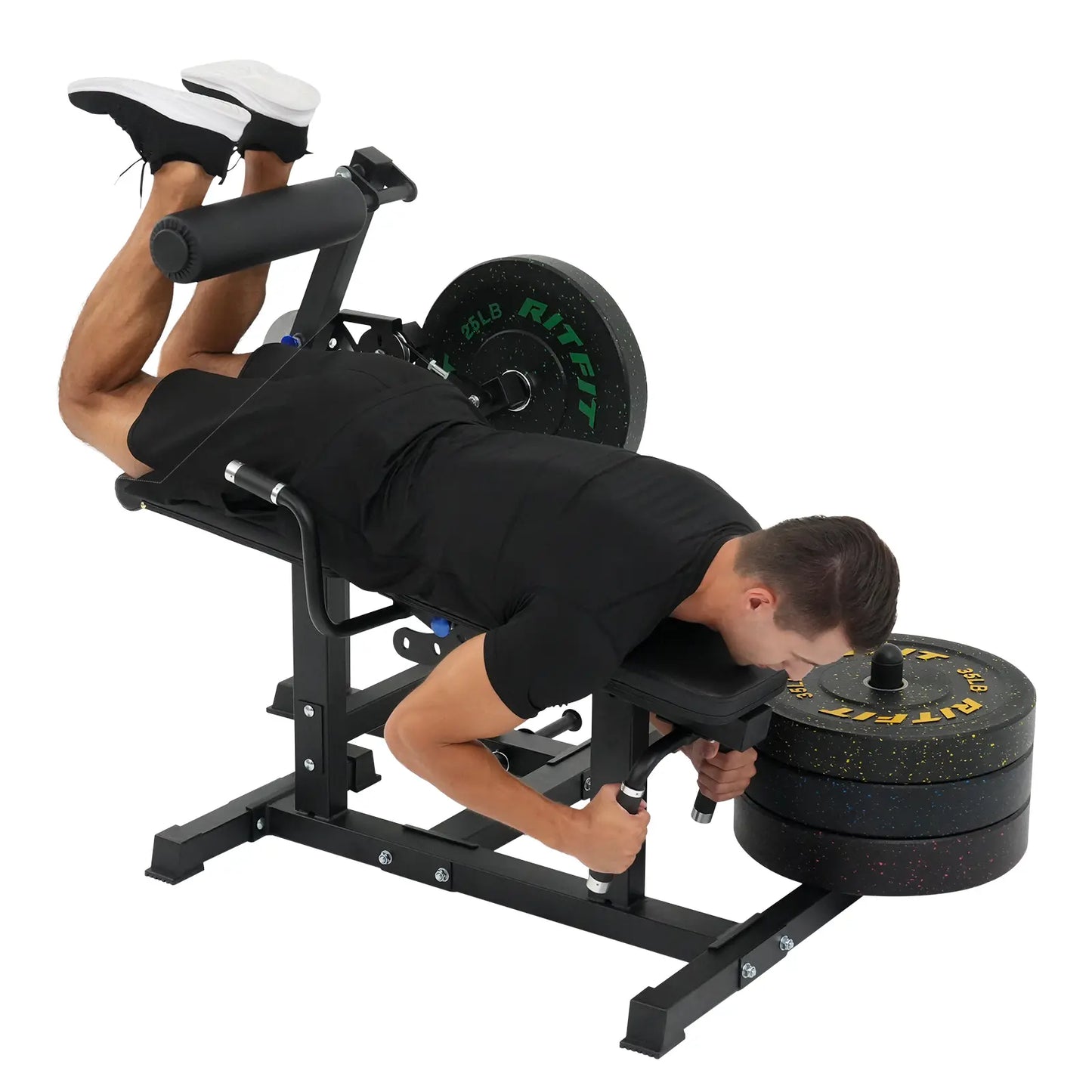 Leg Extension Machine, Multifunctional 3-in-1 Adjustable Home Gym Equipment for Leg Curls & Glutes